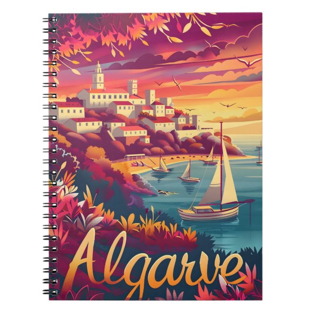 Algarve Sunset Notizblock (Vorderseite)
