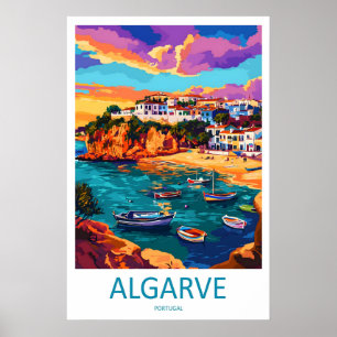 Algarve Vintage-Reiseposter Ski Nationalpark Poster