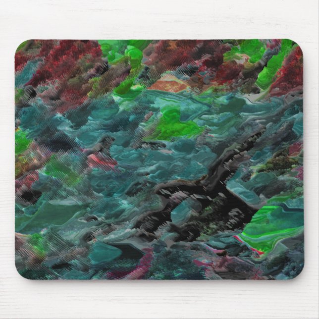 Algas ou corais do mar com efeito onda mousepad (Vorne)