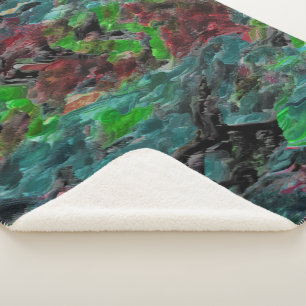 Algas ou corais do mar com efeito onda sherpadecke