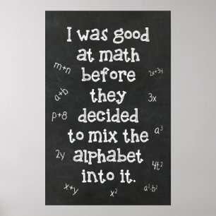 Algebra - Affiches mathématiques