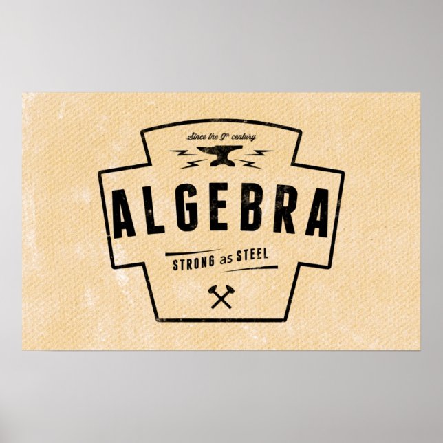 Algebra - Affiches mathématiques (Devant)