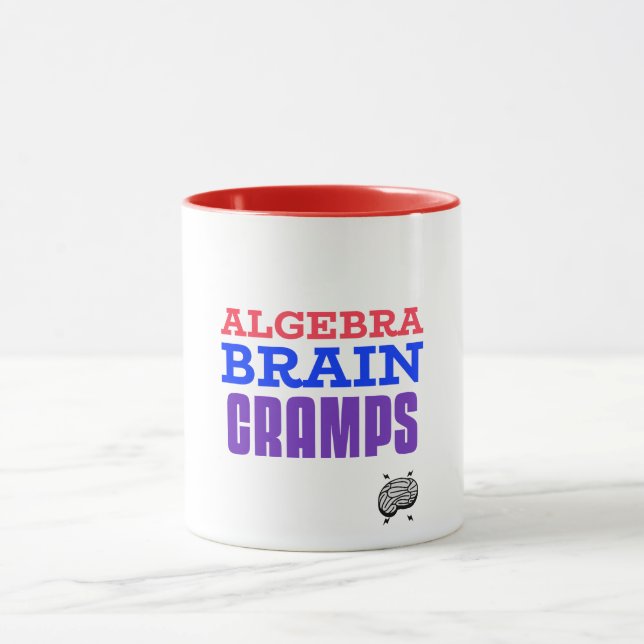 Algebra Brain Cramps Mathe Algebra Lehrer Tasse (Zentrum)