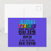 Algebra-Lehrer nur wegen Vollzeit-Multi