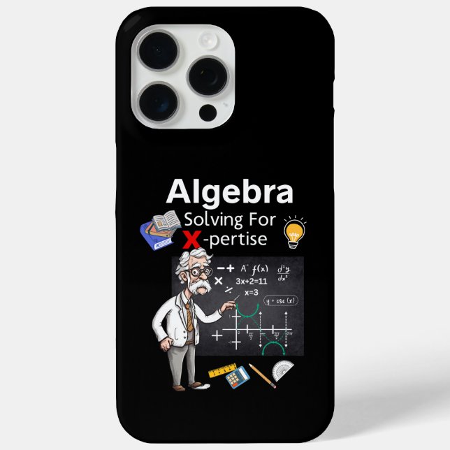 Algebra-Lösung für X-Fähigkeiten Case-Mate iPhone Hülle (Rückseite)