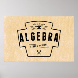 Algebra - Math Posters Poster