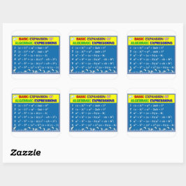 Algebra Math Sticker - Blue Ocean