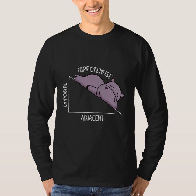 algebra math student math teacher hippotenuse T-Shirt (Vorderseite)