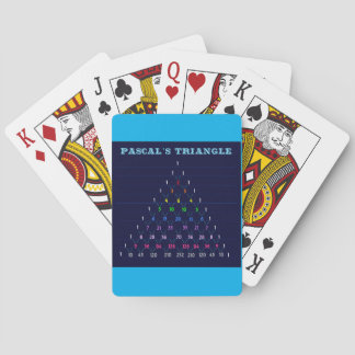 Algebra: Pascal's Triangle Playing Cards Spielkarten