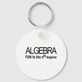 Algebra _ Spaß bis zum neunten Grad Schlüsselanhänger