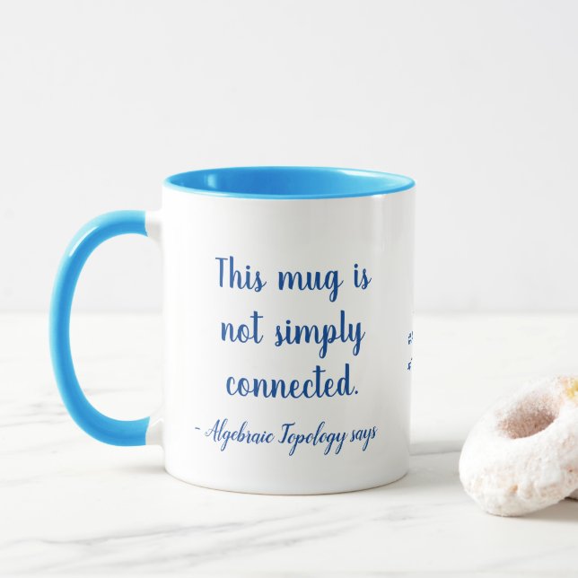 Algebraische Topologie: Tasse ist nicht einfach ve (Mit Donut)