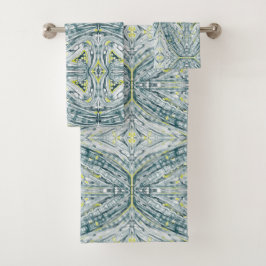 Algen unter Glas Badhandtuch Set