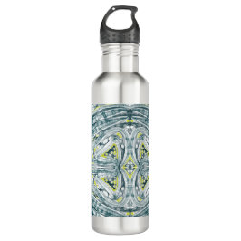 Algen unter Glas Edelstahlflasche