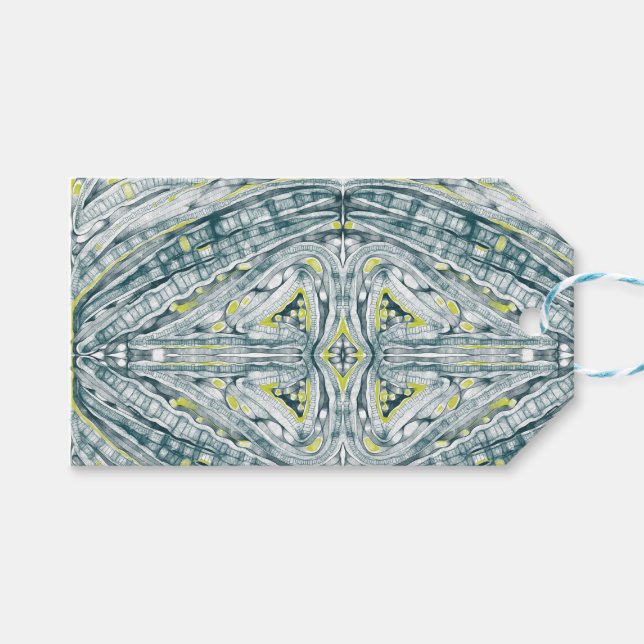 Algen unter Glas Geschenkanhänger (Vorderseite (Horizontal))