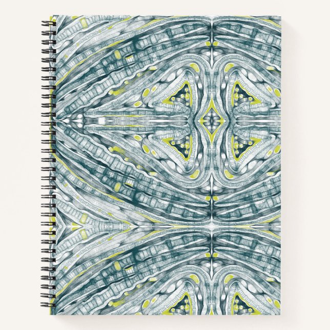 Algen unter Glas Notizbuch (Vorderseite)