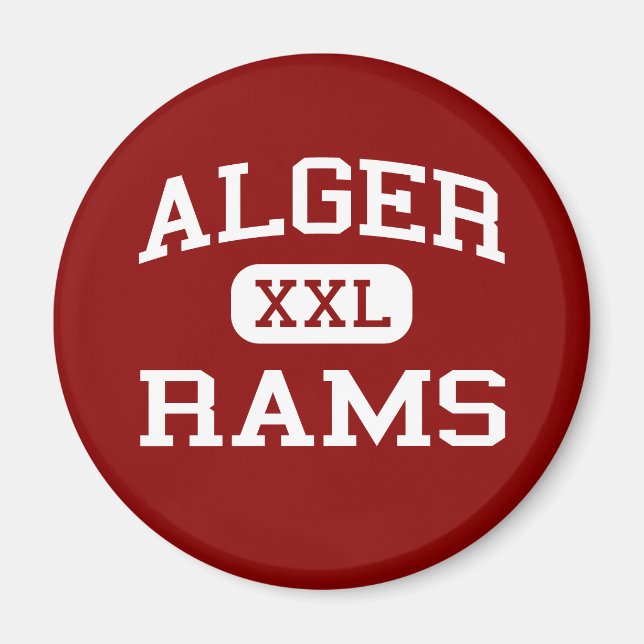 Alger - Rams - Alger Middle School - Alger Ohio Magnet (Vorne)