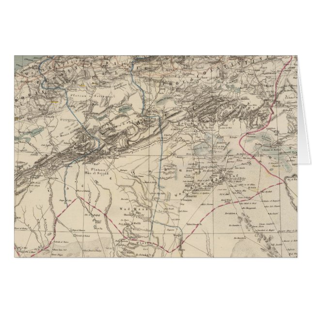 Algeria Atlas Map (Vorderseite (Horizontal))