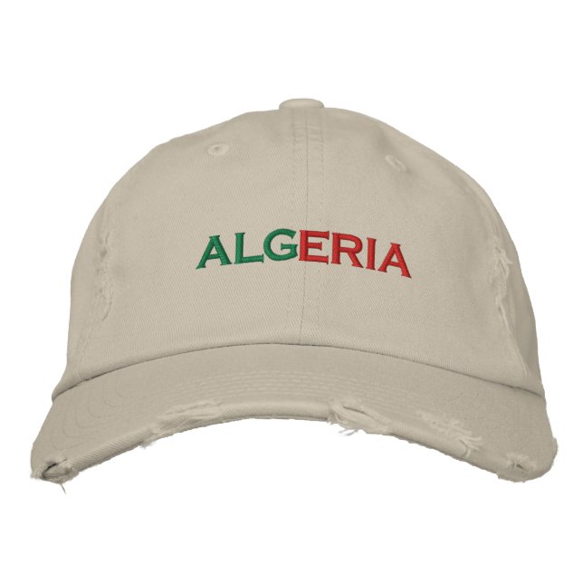 ALGERIA BESTICKTE KAPPE (Vorderseite)