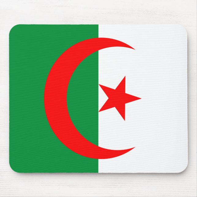 Algeria-Fahnenmousepad Mousepad (Vorne)
