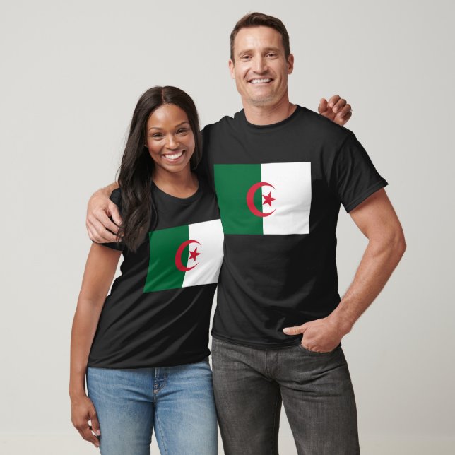 Algeria Flag T-Shirt, Patriotic T-Shirts (Unisex)