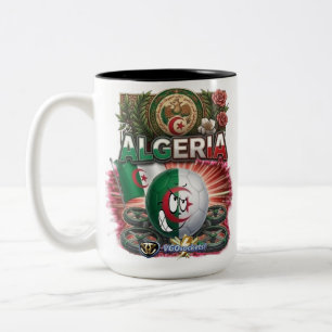 Algeria-GBall-002 Zweifarbige Tasse