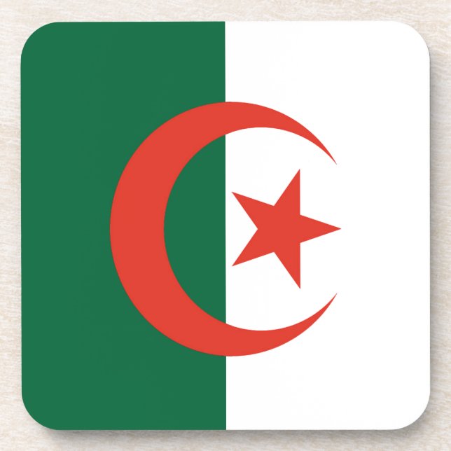 Algeria Getränkeuntersetzer (Vorderseite)
