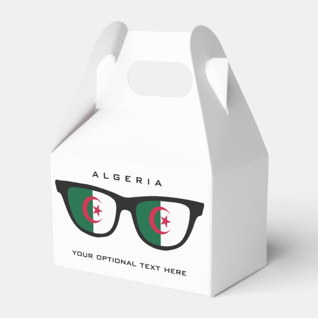 Algeria Shades benutzerdefinierte Text- und Farbfa Geschenkschachtel (Vorderseite)