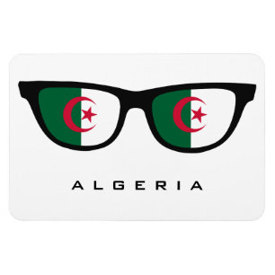 Algeria Shades benutzerdefinierte Text- und Farbma Magnet