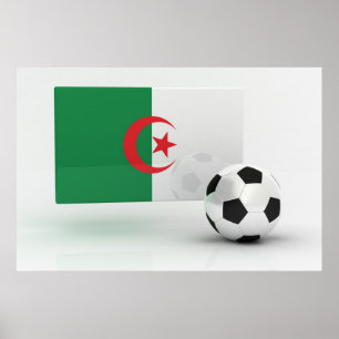 Algeria Soccer Poster