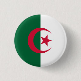 Algerian Flag Button