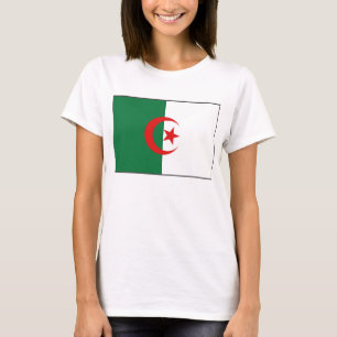 Algérie Drapeau x Carte T-shirt