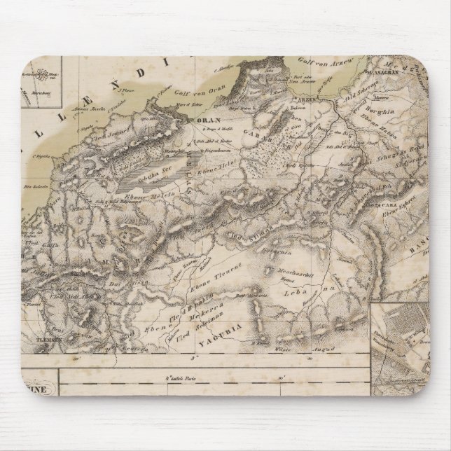 Algerien 2 mousepad (Vorne)
