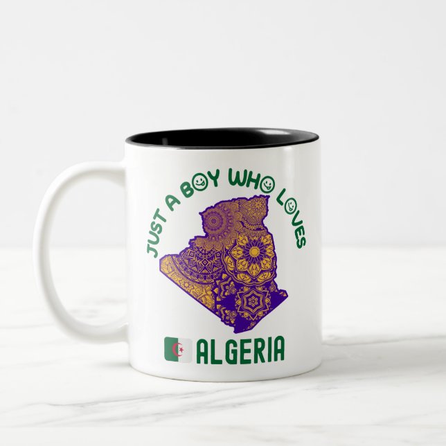 Algerien - Afrika Zweifarbige Tasse (Links)