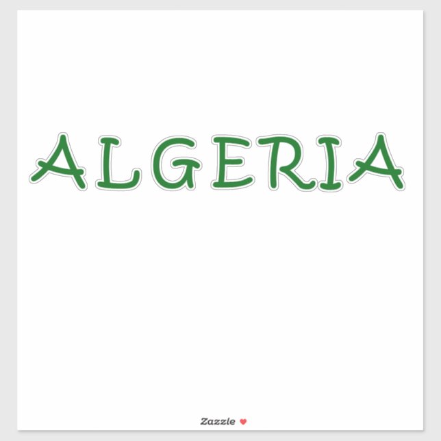 Algerien, Algerien Aufkleber (Blatt)