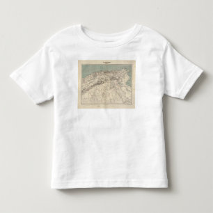 Algerien-Atlas-Karte Kleinkind T-shirt