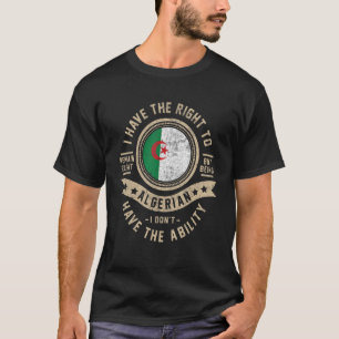 Algerien Flag Stolz Algerier Männer und Frauen T-Shirt