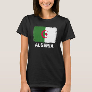 Algerien Flag Unterstützung algerischer Volksfraue T-Shirt