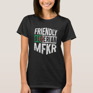 Algerien-Flagge Stolze algerische Männer & Frauen  T-Shirt