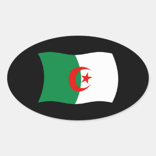 Algerien Flaggen Aufkleber