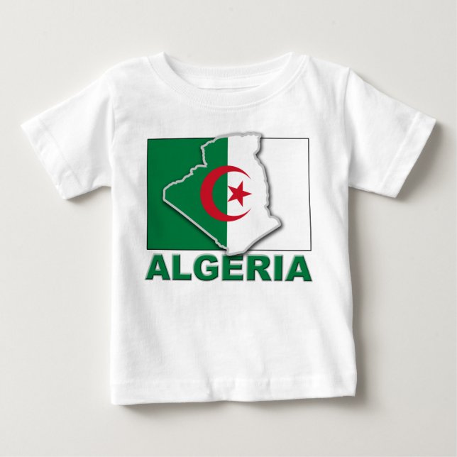 Algerien-Flaggen-Land Baby T-shirt (Vorderseite)