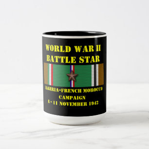 Algerien - Französische Marokko-Kampagne Zweifarbige Tasse