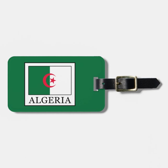 Algerien Gepäckanhänger (Vorderseite horizontal)