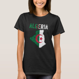 Algerien - Länderkarte T-Shirt