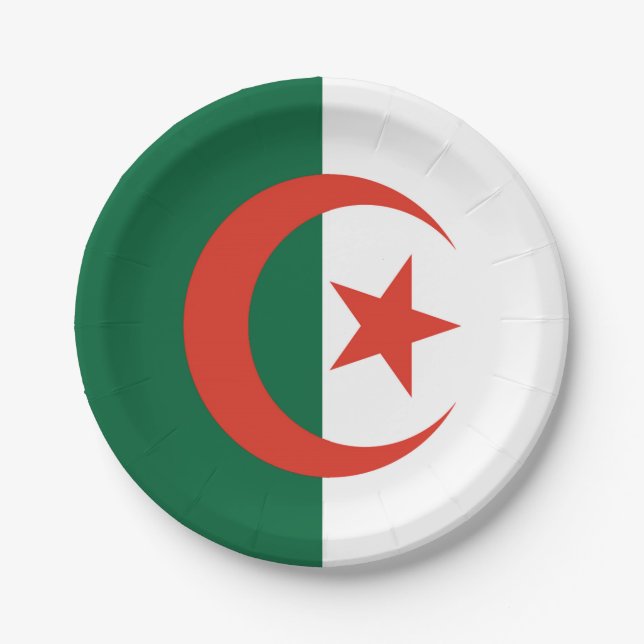 Algerien Pappteller (Vorderseite)
