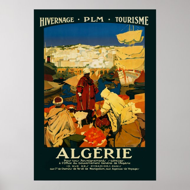 Algerien - poster - Vintage (Vorne)
