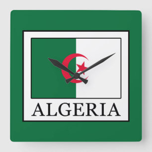 Algerien Quadratische Wanduhr