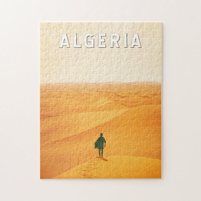 Algerien Reisen Kunst Vintag (Vertikal)