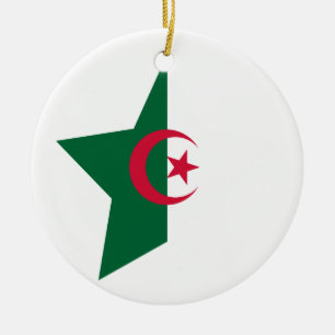 Algerien-Stern Keramik Ornament