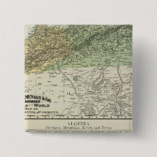 Algerien, Tunis und Marokko Button