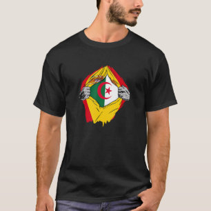Algerien und Spanien - überlegene Fahnen-Nachfahre T-Shirt